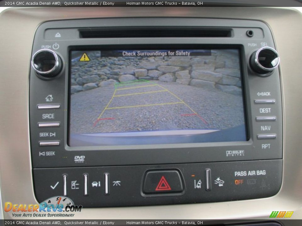 2014 GMC Acadia Denali AWD Quicksilver Metallic / Ebony Photo #14