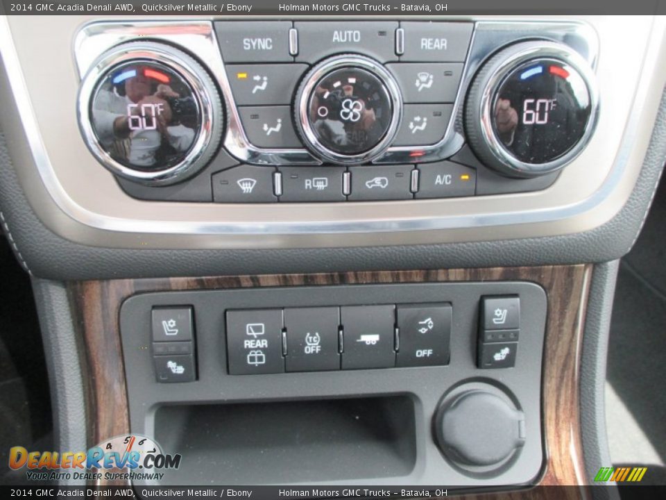 2014 GMC Acadia Denali AWD Quicksilver Metallic / Ebony Photo #15