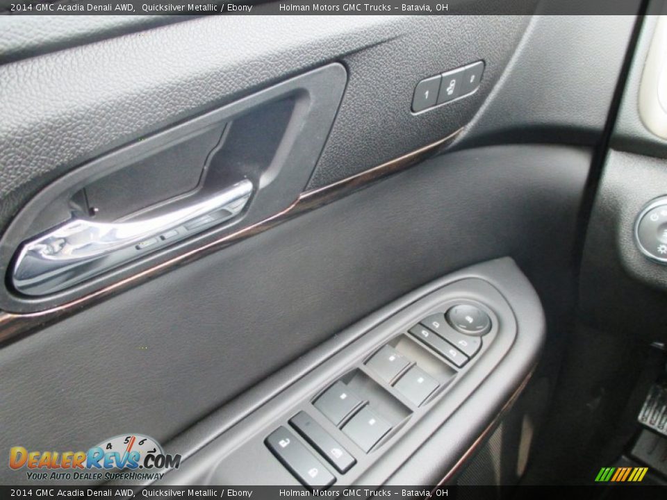 2014 GMC Acadia Denali AWD Quicksilver Metallic / Ebony Photo #20