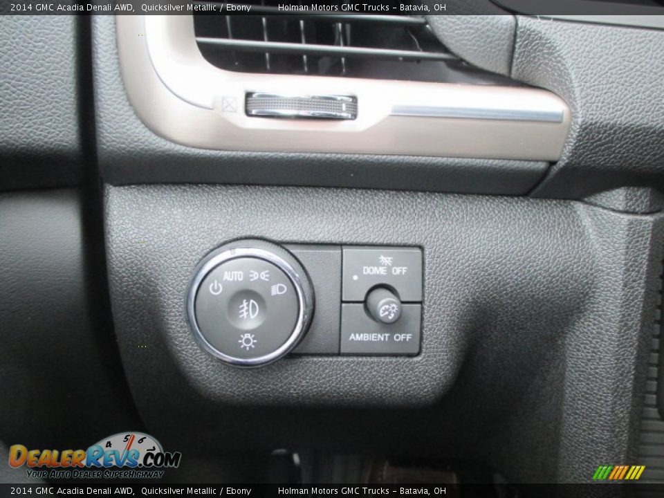 2014 GMC Acadia Denali AWD Quicksilver Metallic / Ebony Photo #21