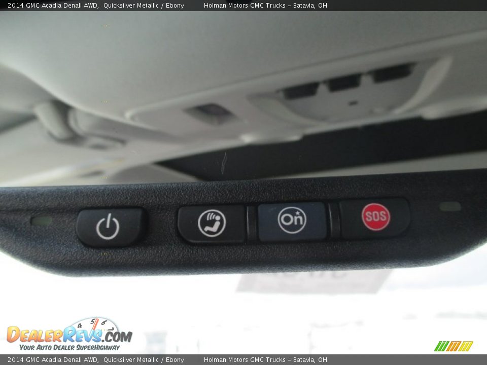 2014 GMC Acadia Denali AWD Quicksilver Metallic / Ebony Photo #23