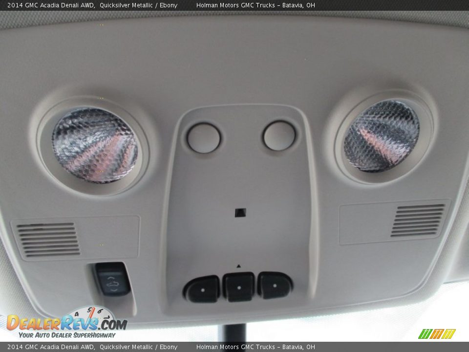 2014 GMC Acadia Denali AWD Quicksilver Metallic / Ebony Photo #24