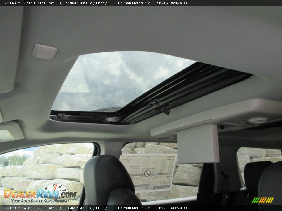 2014 GMC Acadia Denali AWD Quicksilver Metallic / Ebony Photo #25