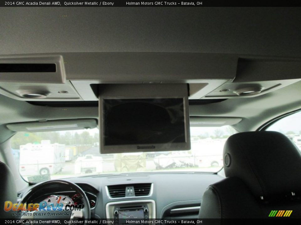 2014 GMC Acadia Denali AWD Quicksilver Metallic / Ebony Photo #28