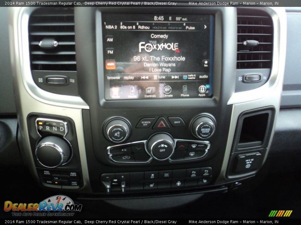 2014 Ram 1500 Tradesman Regular Cab Deep Cherry Red Crystal Pearl / Black/Diesel Gray Photo #6