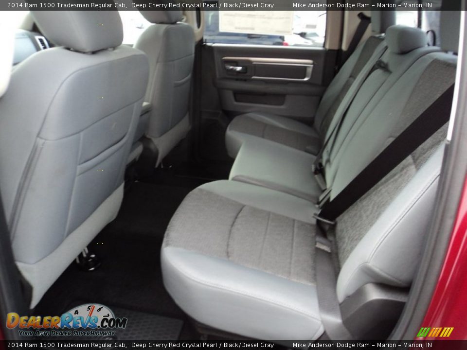 2014 Ram 1500 Tradesman Regular Cab Deep Cherry Red Crystal Pearl / Black/Diesel Gray Photo #8