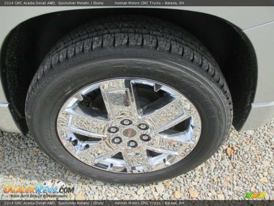 2014 GMC Acadia Denali AWD Quicksilver Metallic / Ebony Photo #31