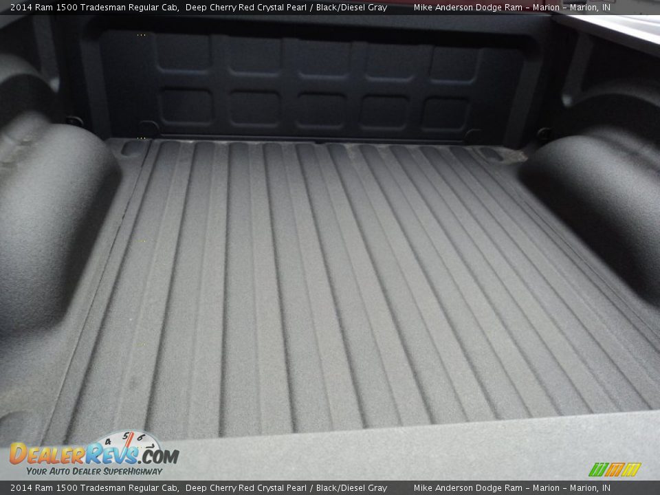 2014 Ram 1500 Tradesman Regular Cab Deep Cherry Red Crystal Pearl / Black/Diesel Gray Photo #9