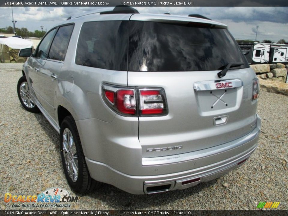 2014 GMC Acadia Denali AWD Quicksilver Metallic / Ebony Photo #32