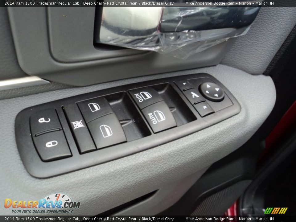 2014 Ram 1500 Tradesman Regular Cab Deep Cherry Red Crystal Pearl / Black/Diesel Gray Photo #11