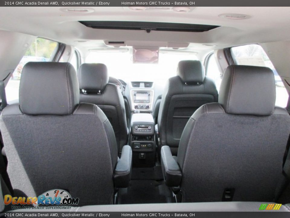 2014 GMC Acadia Denali AWD Quicksilver Metallic / Ebony Photo #34
