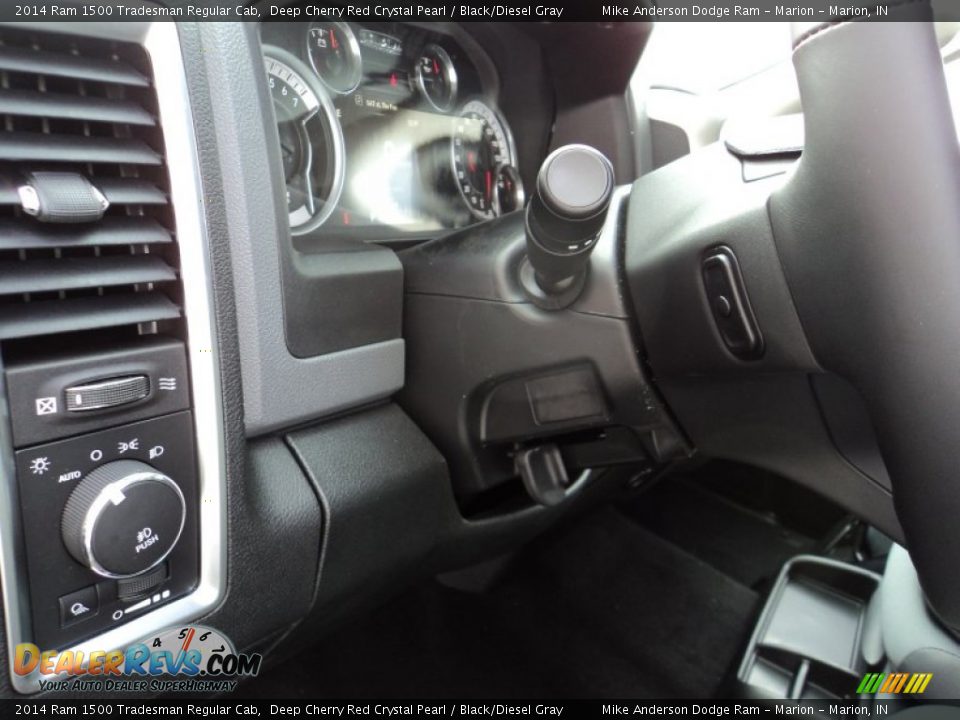 2014 Ram 1500 Tradesman Regular Cab Deep Cherry Red Crystal Pearl / Black/Diesel Gray Photo #12