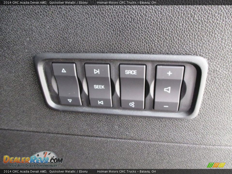 2014 GMC Acadia Denali AWD Quicksilver Metallic / Ebony Photo #35