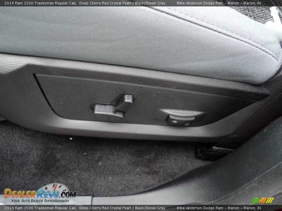 2014 Ram 1500 Tradesman Regular Cab Deep Cherry Red Crystal Pearl / Black/Diesel Gray Photo #13