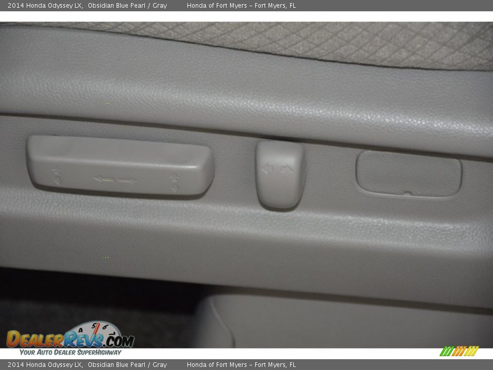 2014 Honda Odyssey LX Obsidian Blue Pearl / Gray Photo #12