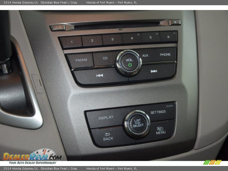 2014 Honda Odyssey LX Obsidian Blue Pearl / Gray Photo #14