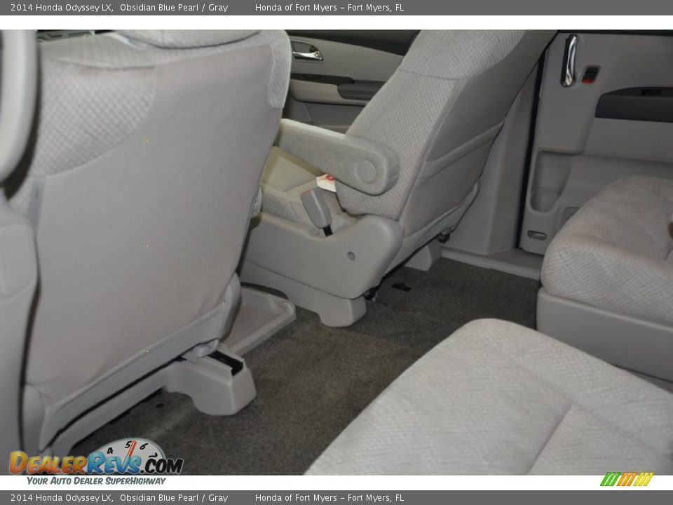 2014 Honda Odyssey LX Obsidian Blue Pearl / Gray Photo #17