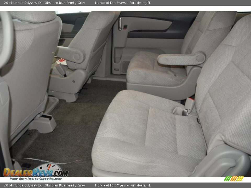 2014 Honda Odyssey LX Obsidian Blue Pearl / Gray Photo #18