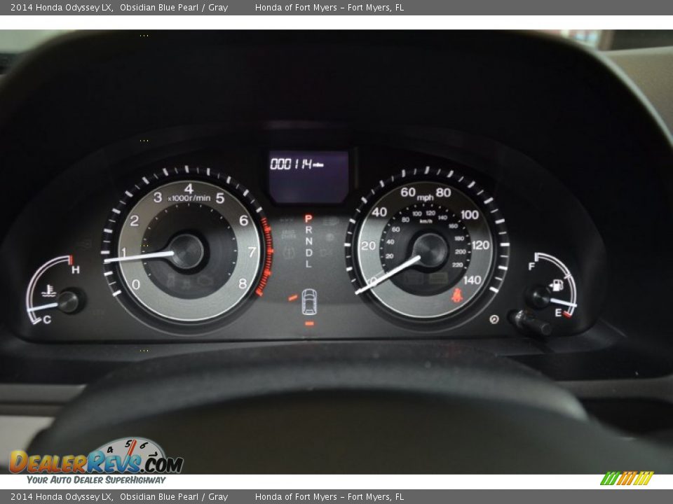 2014 Honda Odyssey LX Obsidian Blue Pearl / Gray Photo #20