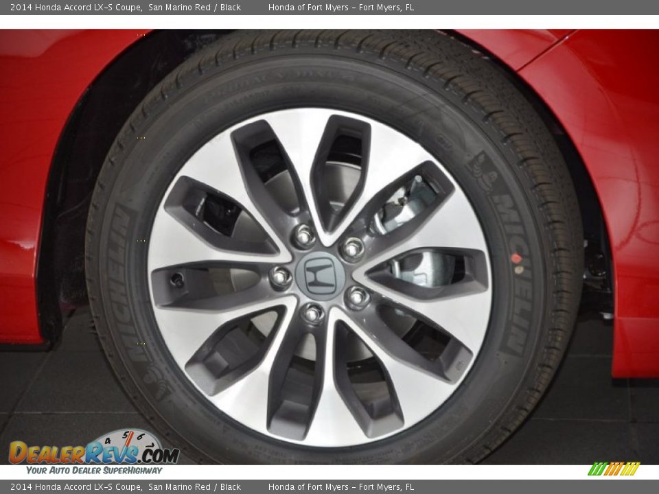 2014 Honda Accord LX-S Coupe San Marino Red / Black Photo #3