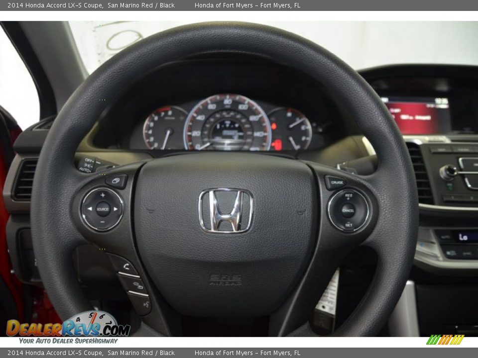 2014 Honda Accord LX-S Coupe San Marino Red / Black Photo #15