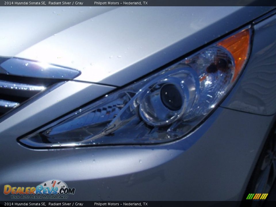 2014 Hyundai Sonata SE Radiant Silver / Gray Photo #10