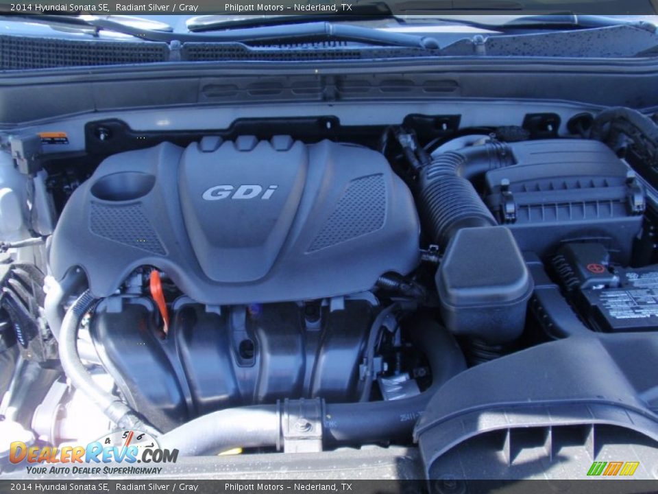 2014 Hyundai Sonata SE Radiant Silver / Gray Photo #16