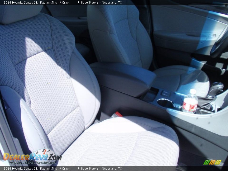 2014 Hyundai Sonata SE Radiant Silver / Gray Photo #19