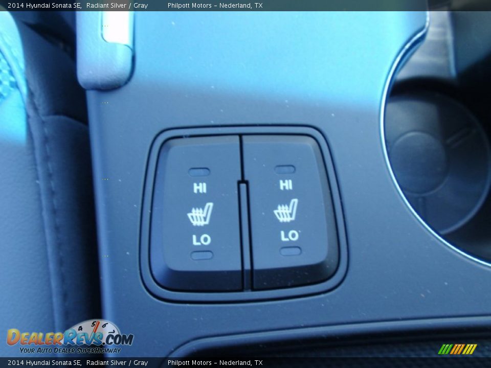 2014 Hyundai Sonata SE Radiant Silver / Gray Photo #30