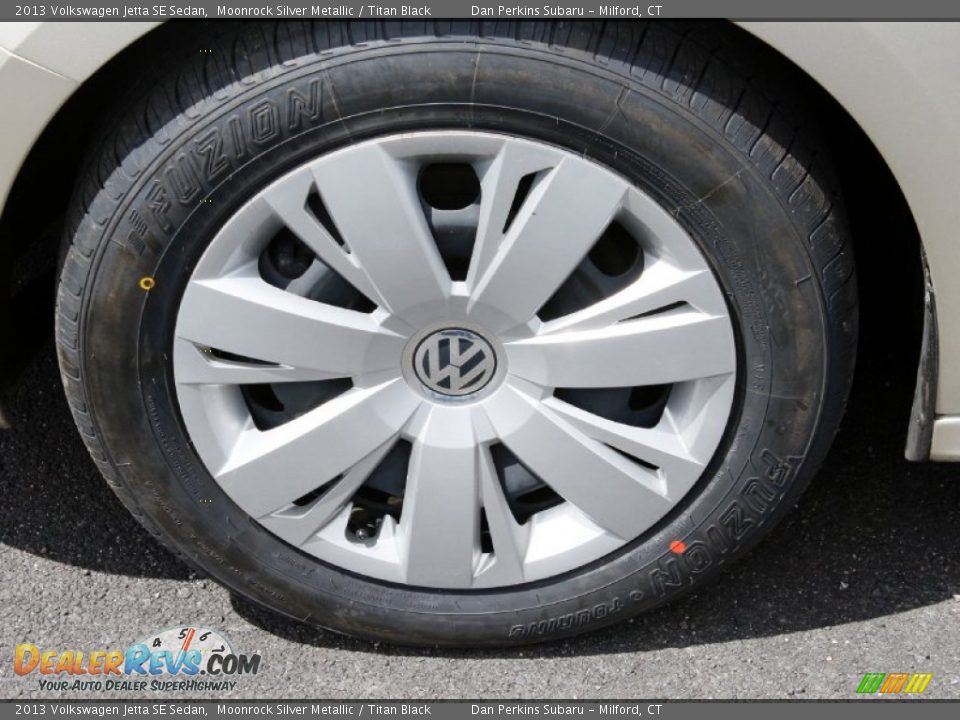 2013 Volkswagen Jetta SE Sedan Moonrock Silver Metallic / Titan Black Photo #21