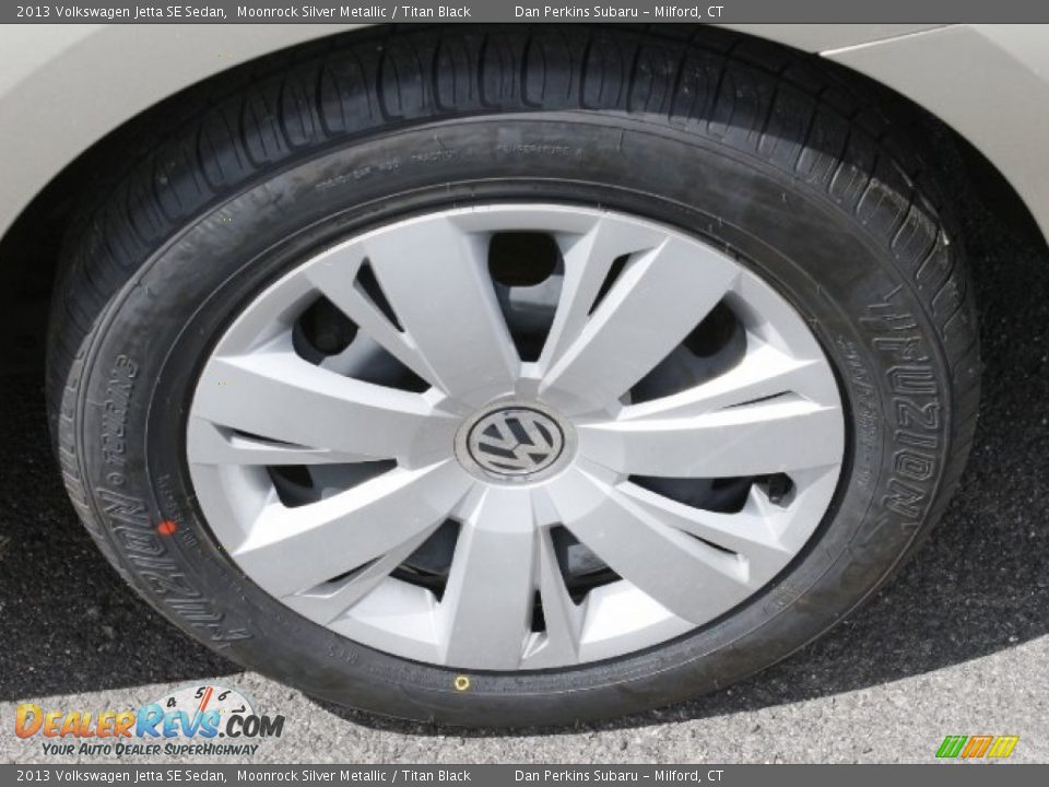 2013 Volkswagen Jetta SE Sedan Moonrock Silver Metallic / Titan Black Photo #22