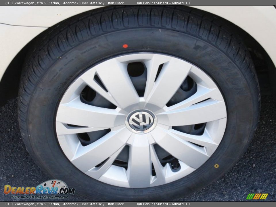 2013 Volkswagen Jetta SE Sedan Moonrock Silver Metallic / Titan Black Photo #23