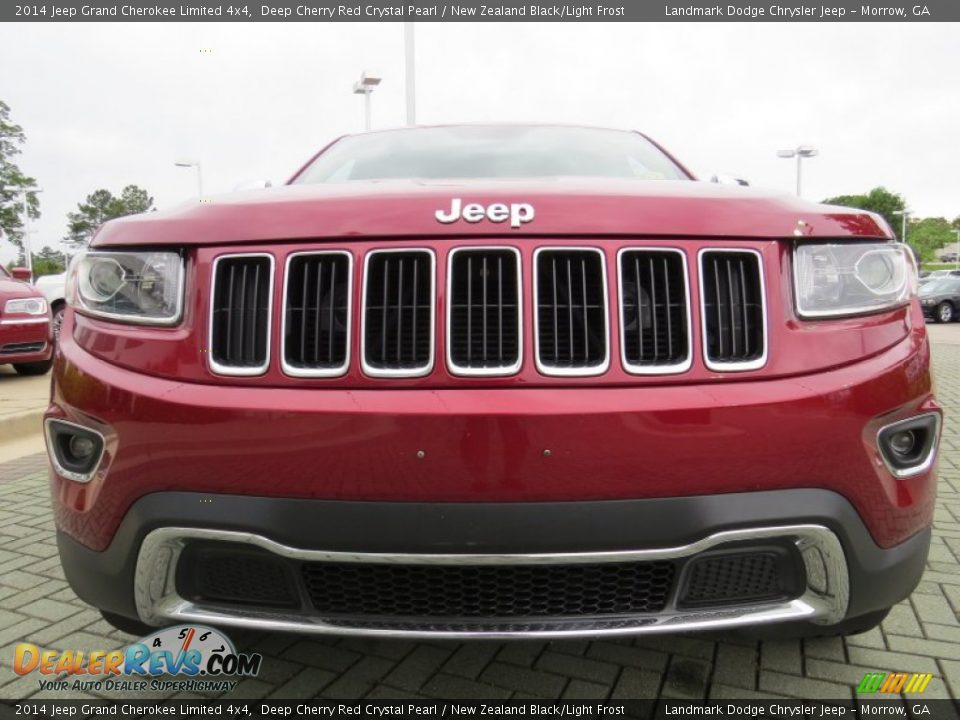 2014 Jeep Grand Cherokee Limited 4x4 Deep Cherry Red Crystal Pearl / New Zealand Black/Light Frost Photo #8