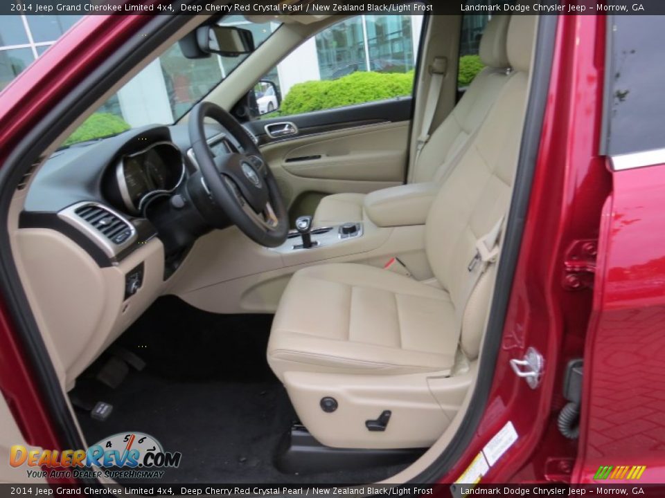 2014 Jeep Grand Cherokee Limited 4x4 Deep Cherry Red Crystal Pearl / New Zealand Black/Light Frost Photo #10