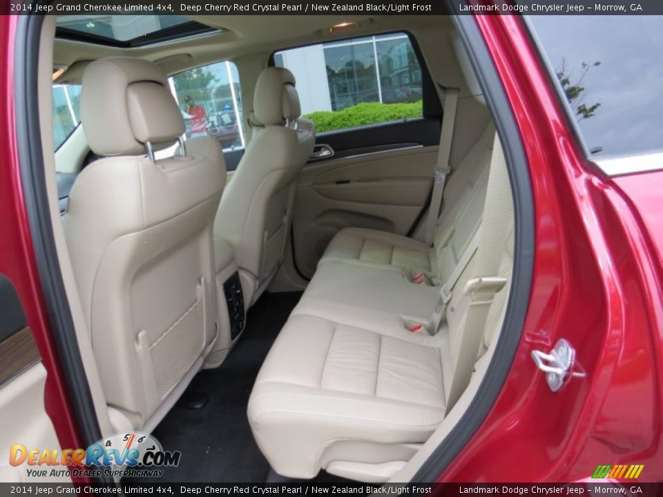 2014 Jeep Grand Cherokee Limited 4x4 Deep Cherry Red Crystal Pearl / New Zealand Black/Light Frost Photo #13