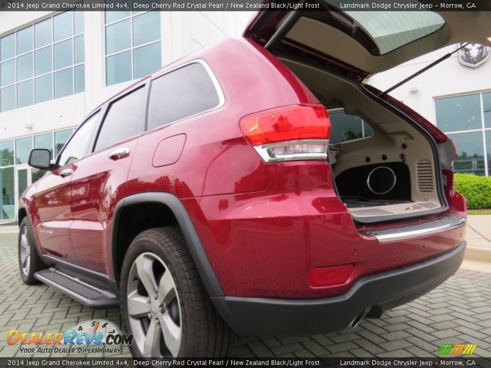 2014 Jeep Grand Cherokee Limited 4x4 Deep Cherry Red Crystal Pearl / New Zealand Black/Light Frost Photo #17