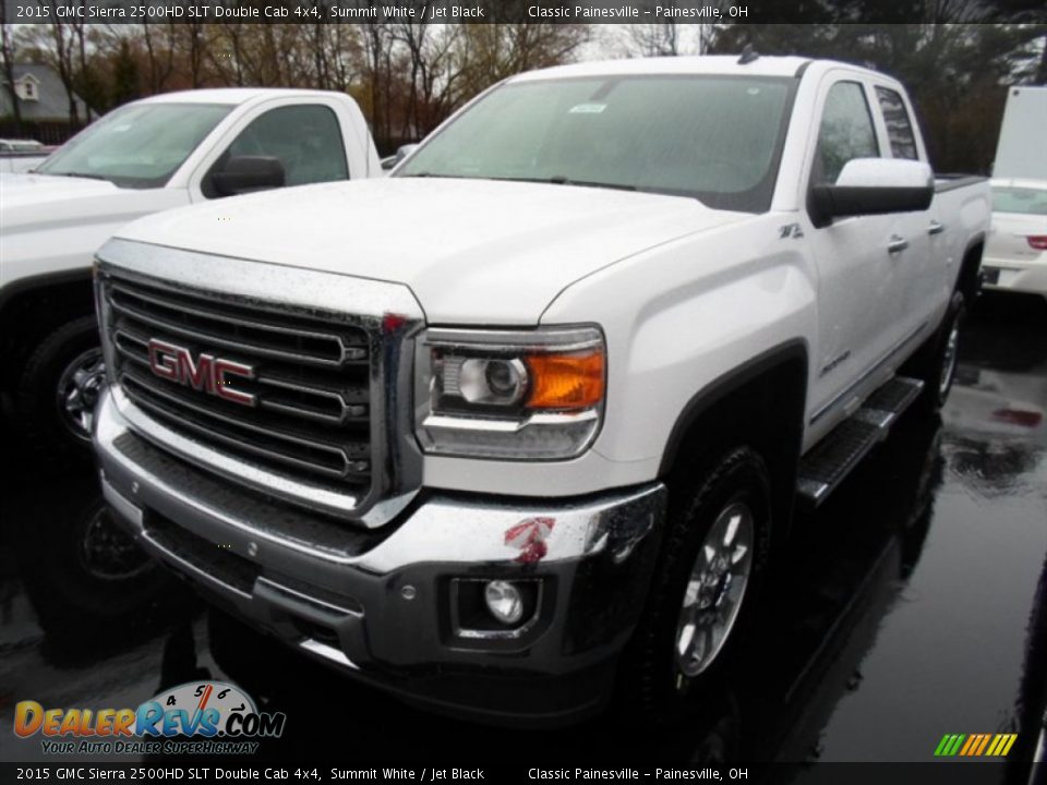 Front 3/4 View of 2015 GMC Sierra 2500HD SLT Double Cab 4x4 Photo #1