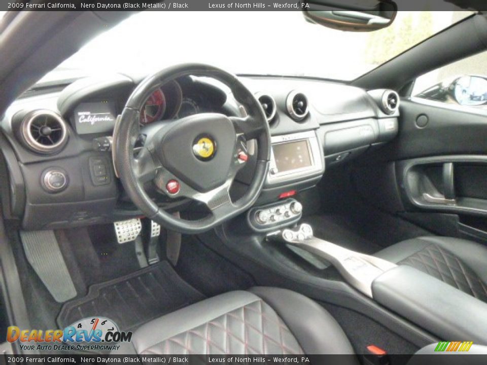 Black Interior - 2009 Ferrari California  Photo #10