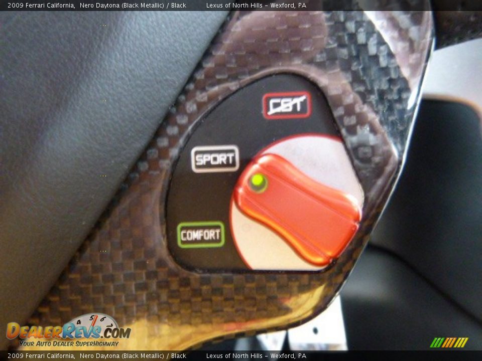 2009 Ferrari California Nero Daytona (Black Metallic) / Black Photo #14
