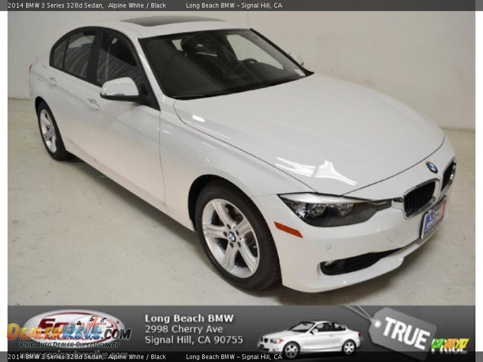 2014 BMW 3 Series 328d Sedan Alpine White / Black Photo #1