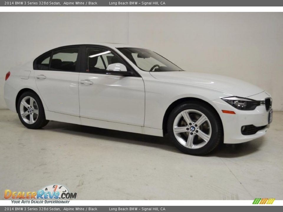 2014 BMW 3 Series 328d Sedan Alpine White / Black Photo #2