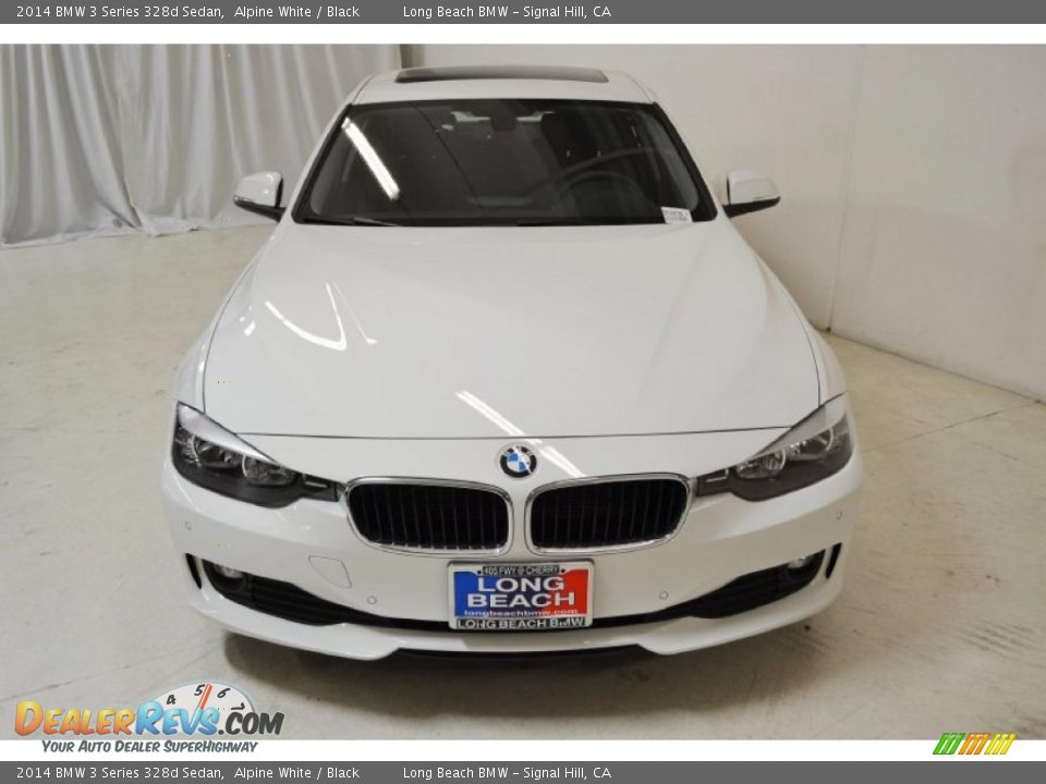 2014 BMW 3 Series 328d Sedan Alpine White / Black Photo #4