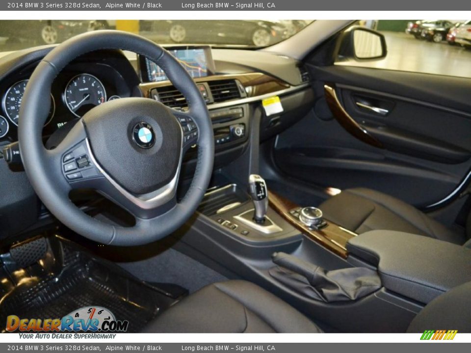 2014 BMW 3 Series 328d Sedan Alpine White / Black Photo #6