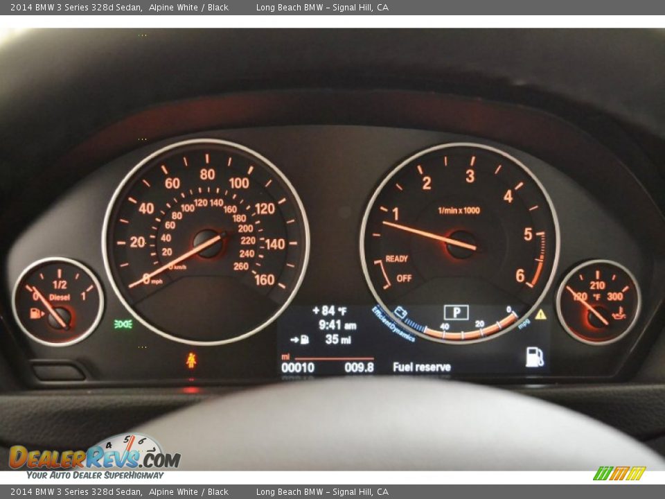 2014 BMW 3 Series 328d Sedan Alpine White / Black Photo #9