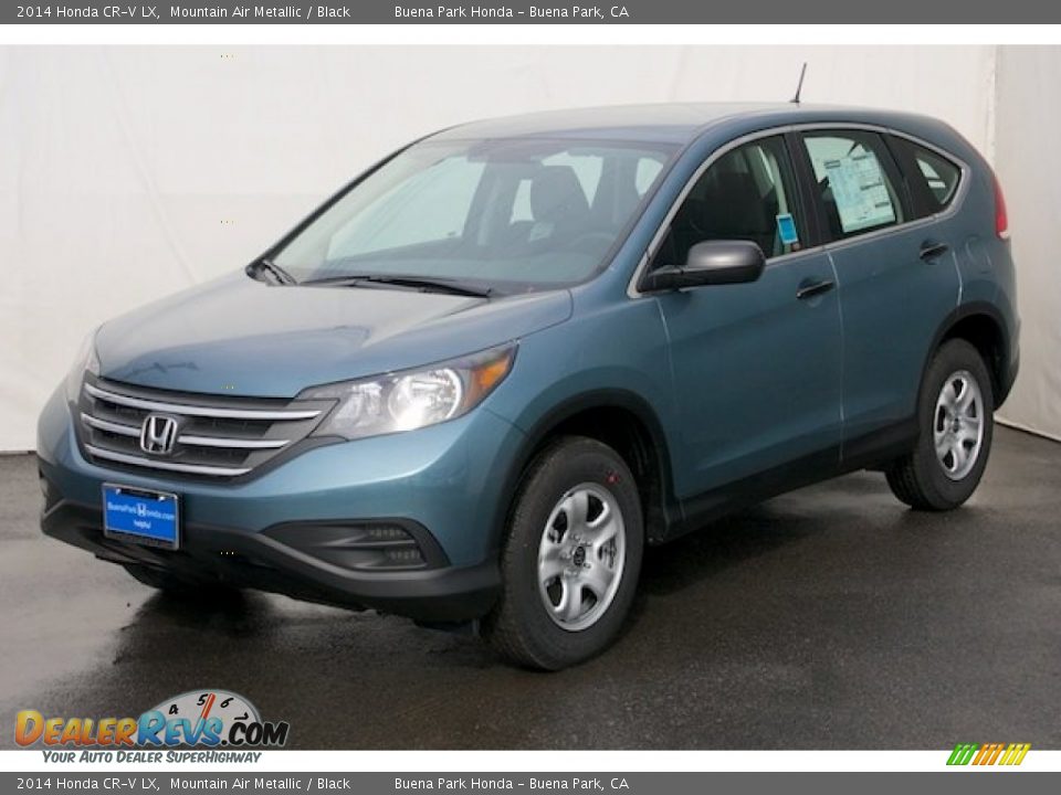 2014 Honda CR-V LX Mountain Air Metallic / Black Photo #3
