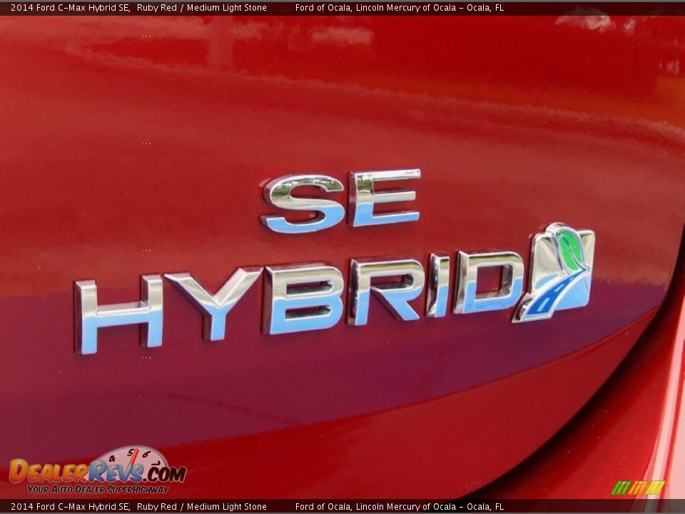 2014 Ford C-Max Hybrid SE Ruby Red / Medium Light Stone Photo #5
