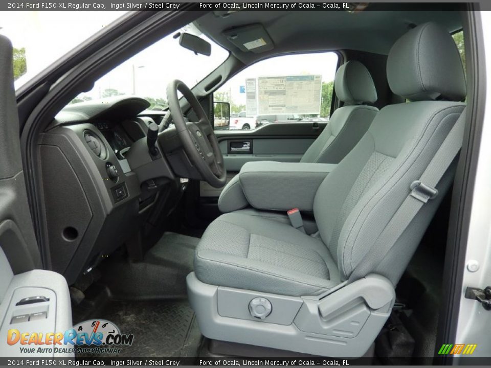 Front Seat of 2014 Ford F150 XL Regular Cab Photo #6