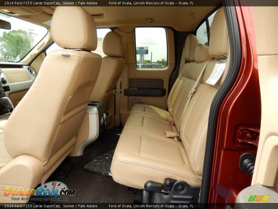 Rear Seat of 2014 Ford F150 Lariat SuperCab Photo #7