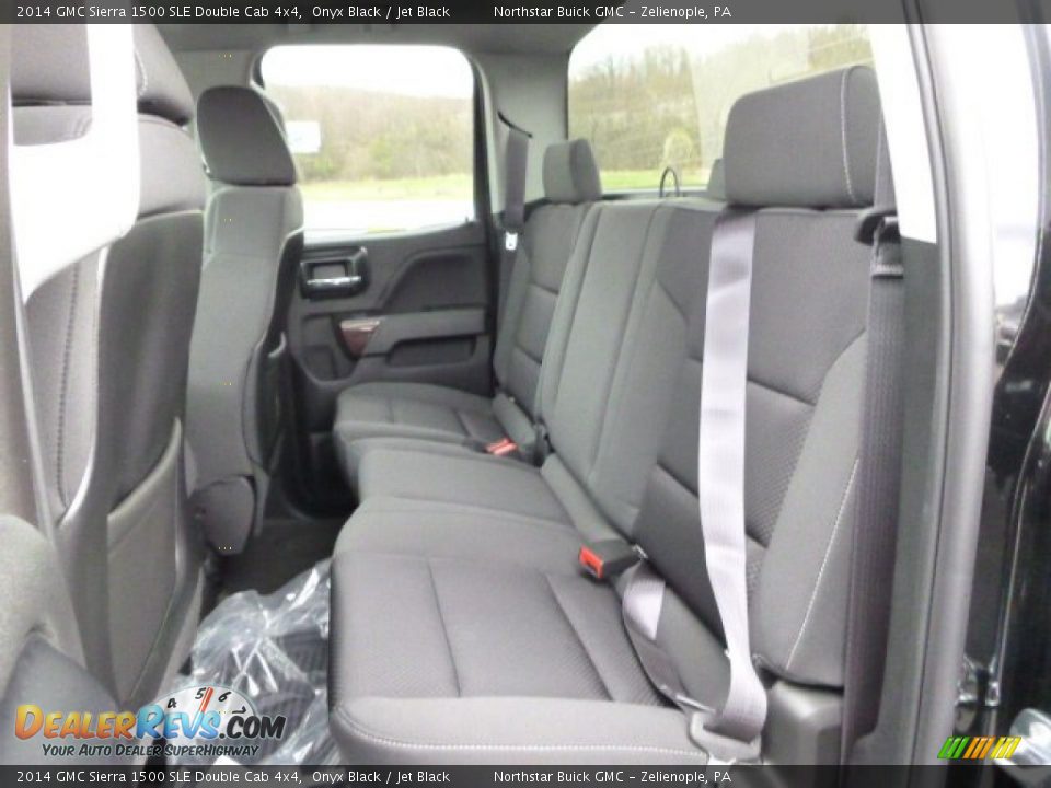 2014 GMC Sierra 1500 SLE Double Cab 4x4 Onyx Black / Jet Black Photo #11