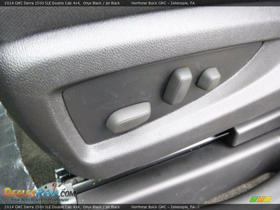 2014 GMC Sierra 1500 SLE Double Cab 4x4 Onyx Black / Jet Black Photo #14
